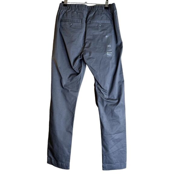 Express Womens Dark Tan Cotton Blend Mid-Rise Drawstring Waist Straight Leg Pant - Picture 2 of 8